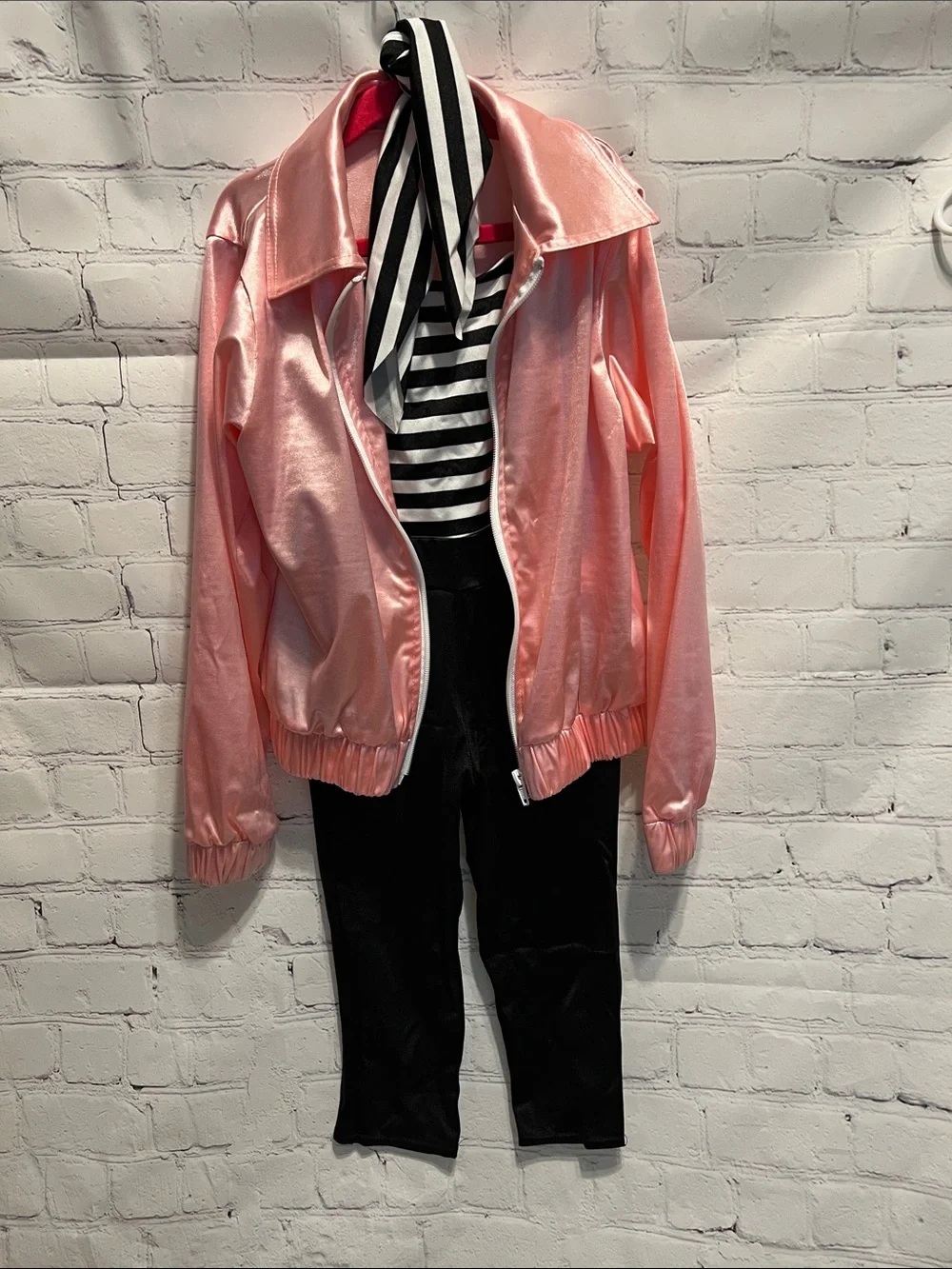 Weissman Pink Satin 50s Style Kids Jacket Costume